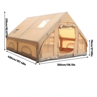 Inflatable Camping Tent With Skylight And Breathable Mesh