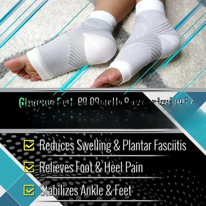 Plantar Fasciitis Splint Night Compression Sock Heel Supports