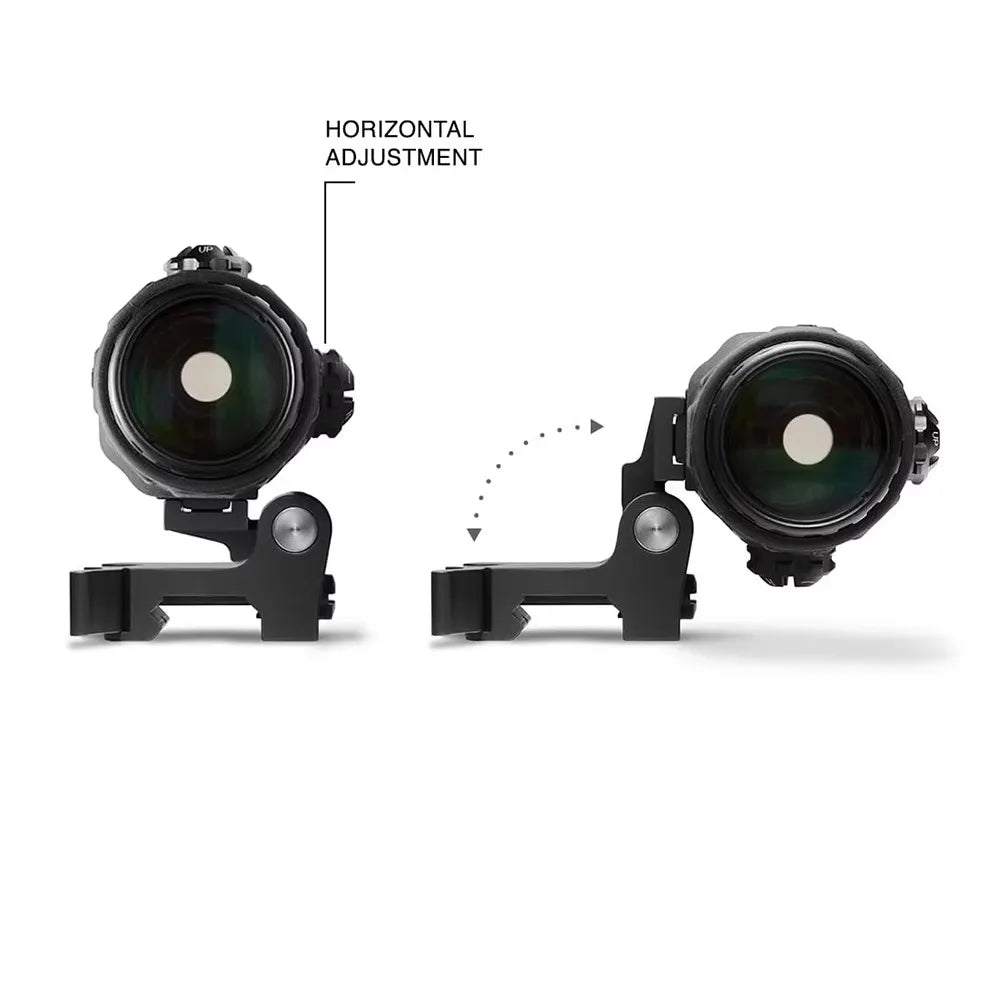 Magnifier Scope With Switch to Side Quick Detachable QD Mount For Hunting