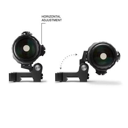 Magnifier Scope With Switch to Side Quick Detachable QD Mount For Hunting