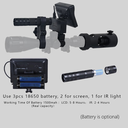 Digital Night Vision Riflescope HD 720P Video/Photo Recording