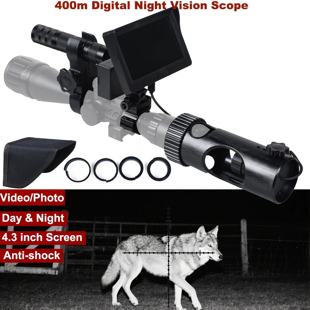 Digital Night Vision Riflescope HD 720P Video/Photo Recording