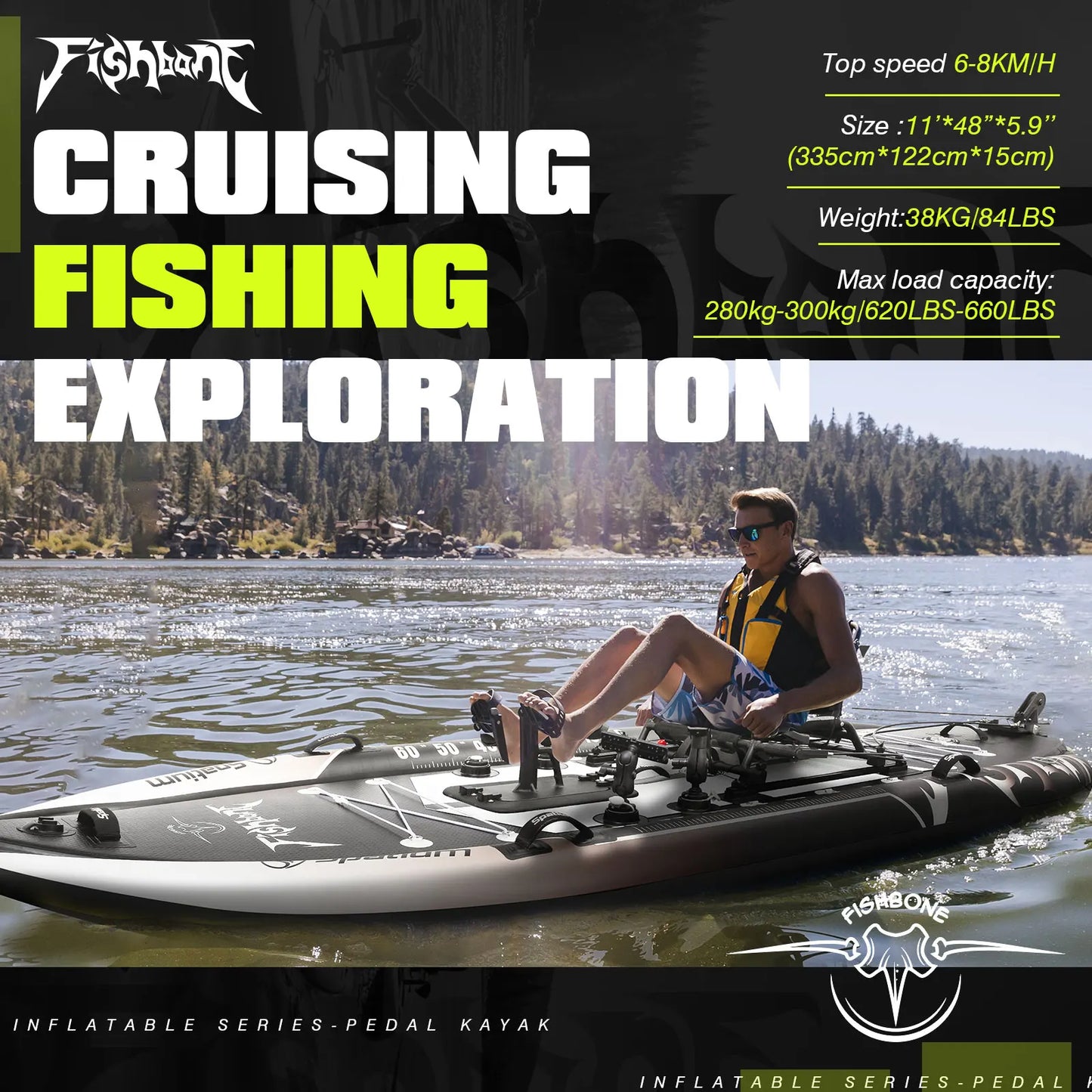 Fishing Kayak Pedal Drive Power Orientation System
