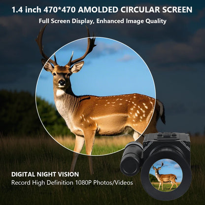 Helmet Night Vision Long-Distance Hunting Goggles Telescope