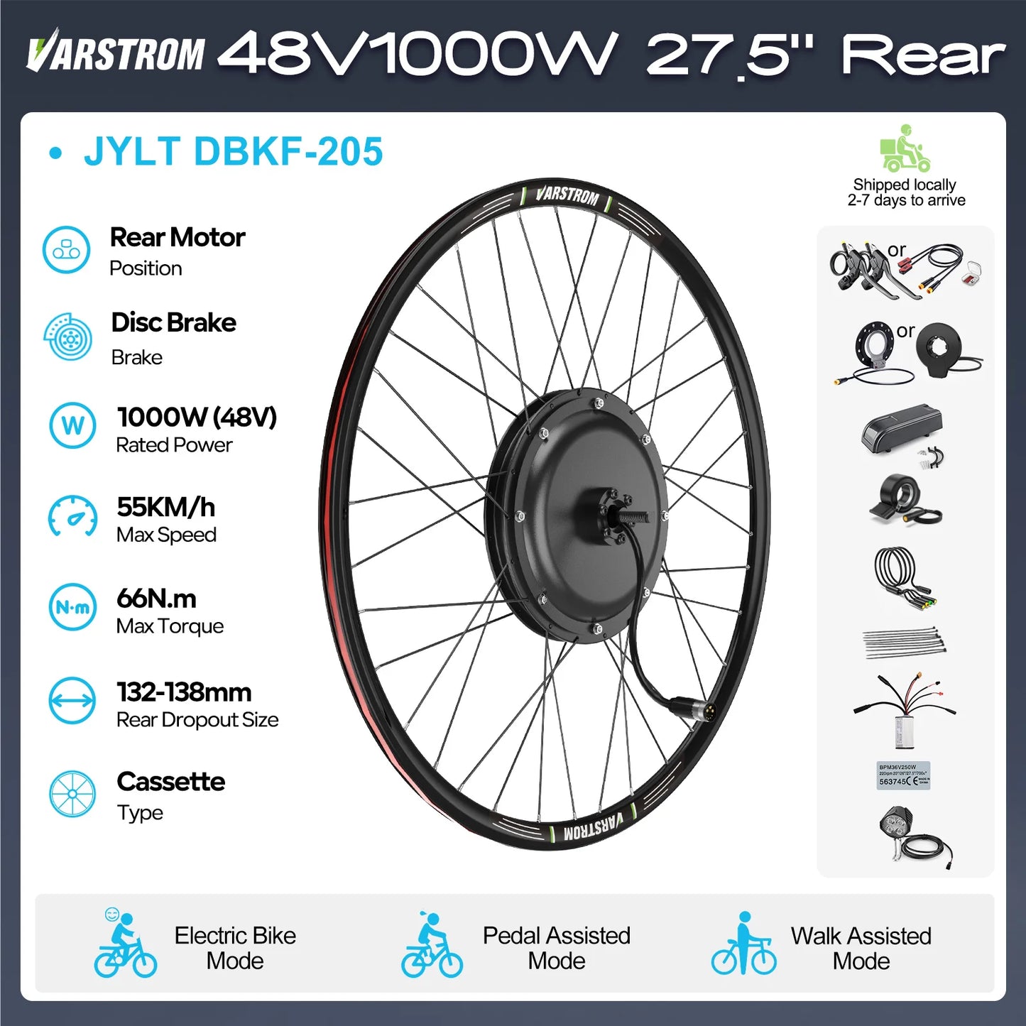 [On Sale ] Rear Motor Wheel Hub Drive 26 Inch