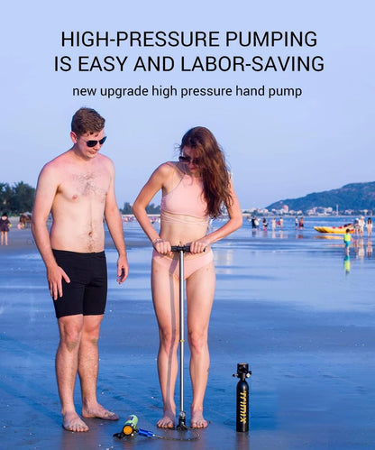 Mini Scuba Lung Tank 0.5L With Snorkeling mask Underwater Breathe