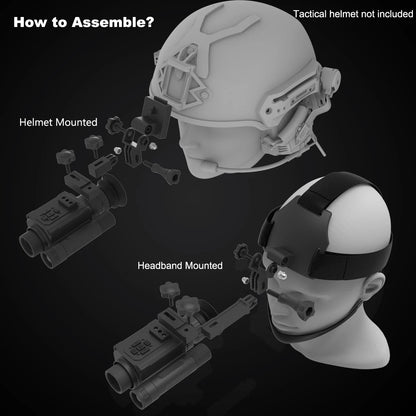 Helmet Night Vision Long-Distance Hunting Goggles Telescope