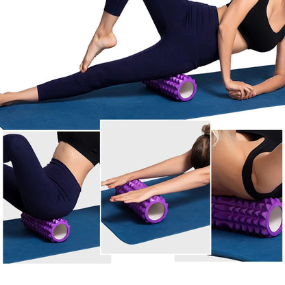 Yoga Sports Massage Foam Roller Grid