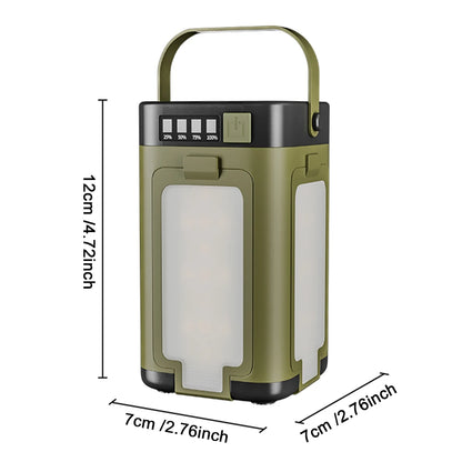 Power Bank Rechargeable Solar Camping Lantern Portable