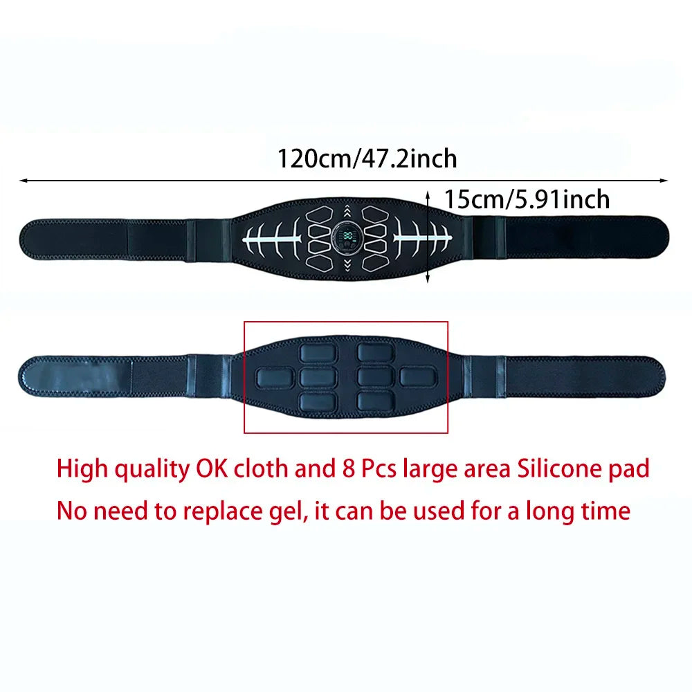 Abdominal Toning Belt Muscle Stimulator Fitness Equipment