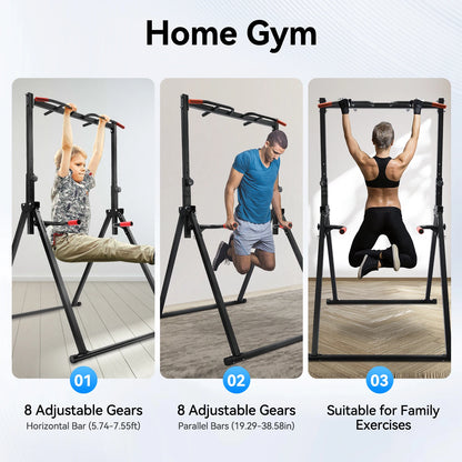 Adjustable Pull Up Bar Multi-Function Training Station