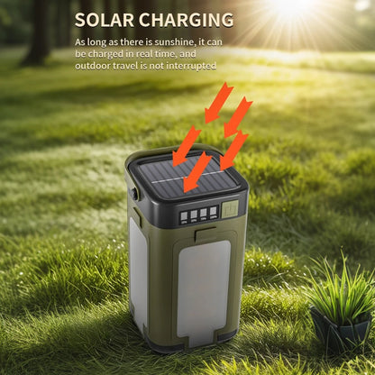 Power Bank Rechargeable Solar Camping Lantern Portable