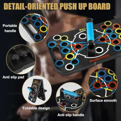 Push Up Board 56 Adjustable Angles for Full-Body Workouts