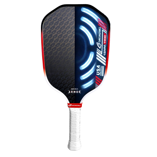 GatorStrike A.R.M.O.R Gen 5X — 15mm Raw Carbon All-Court Pickleball Paddle