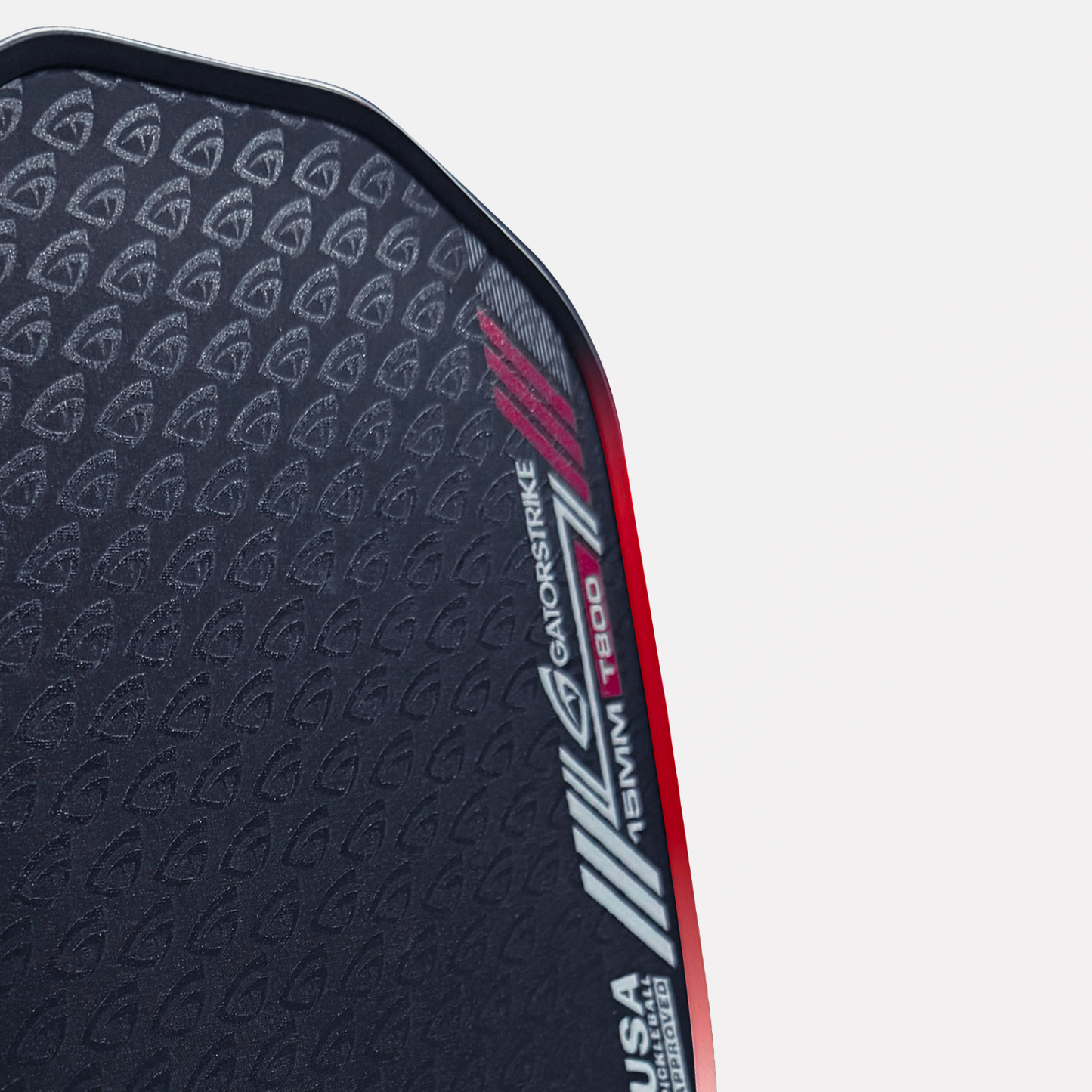 GatorStrike A.R.M.O.R Gen 5X — 15mm Raw Carbon All-Court Pickleball Paddle