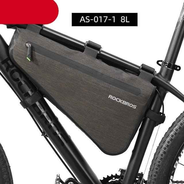 Cycling Bicycle Bags Top Tube Front Frame Bag Waterproof Road  Dirt-resistant Bike Accessories Bags  Bike Frame Bag Waterproof Bike Elegant Design Bag Bicycle Under Top Tube Bag Corner Pouch Storage Bag For Cycling Accessories