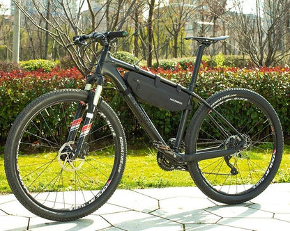 Cycling Bicycle Bags Top Tube Front Frame Bag Waterproof Road  Dirt-resistant Bike Accessories Bags  Bike Frame Bag Waterproof Bike Elegant Design Bag Bicycle Under Top Tube Bag Corner Pouch Storage Bag For Cycling Accessories