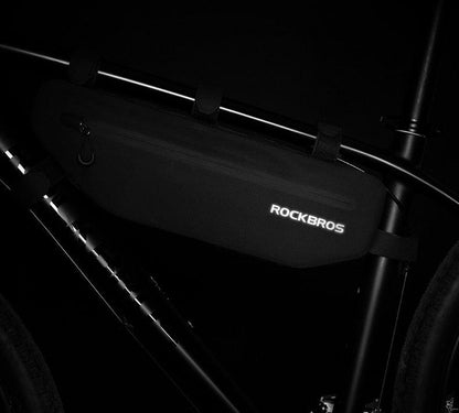 Cycling Bicycle Bags Top Tube Front Frame Bag Waterproof Road  Dirt-resistant Bike Accessories Bags  Bike Frame Bag Waterproof Bike Elegant Design Bag Bicycle Under Top Tube Bag Corner Pouch Storage Bag For Cycling Accessories