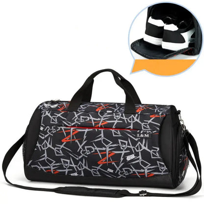 Arbaglobal Men's Large Capacity Fitness Training Duffel Bag