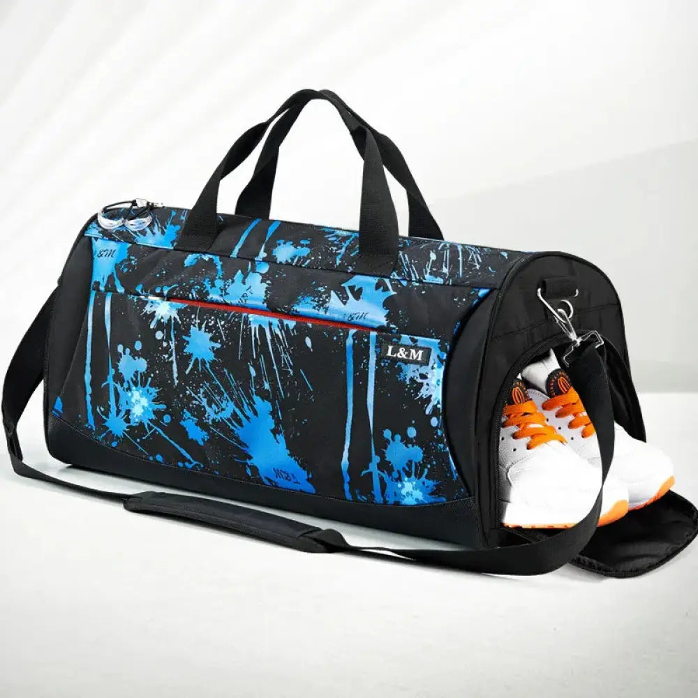 Arbaglobal Men's Large Capacity Fitness Training Duffel Bag