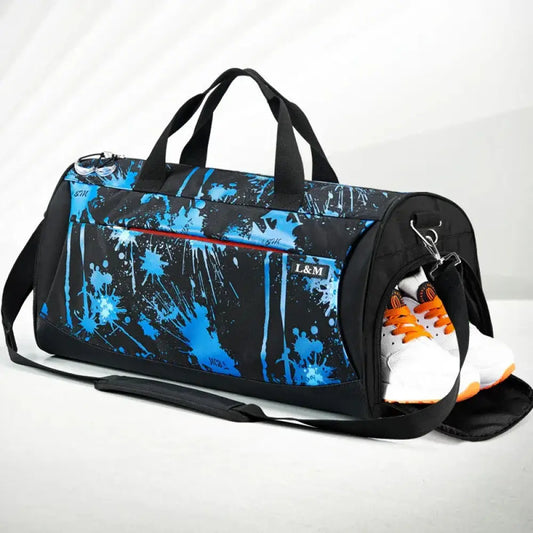 Arbaglobal Men's Large Capacity Fitness Training Duffel Bag