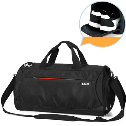 Arbaglobal Men's Large Capacity Fitness Training Duffel Bag
