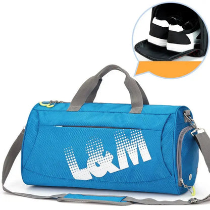 Arbaglobal Men's Large Capacity Fitness Training Duffel Bag