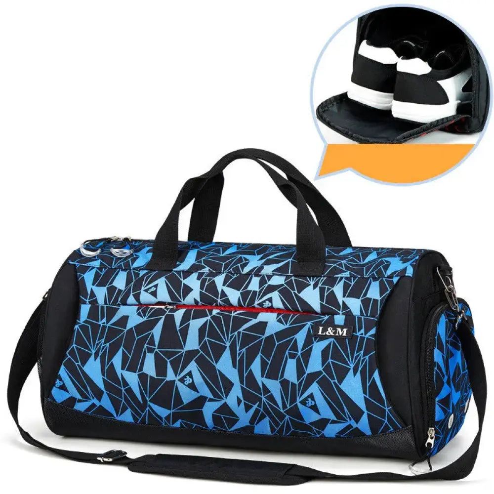 Arbaglobal Men's Large Capacity Fitness Training Duffel Bag