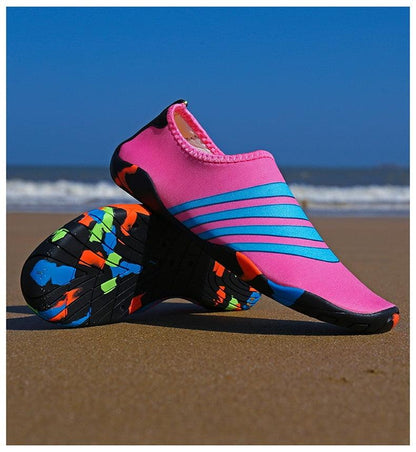Summer Outdoor Mens Sports Water Shoes Non-Slip Beach Shoes Barefoot Upstream Shoes Quick-Dry Aqua Sock Barefoot For Beach Swim River Pool Lake Hiking Kayaking Surfing