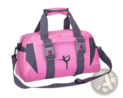 Versatile Athletic Duffel Bag with Buckle Closures