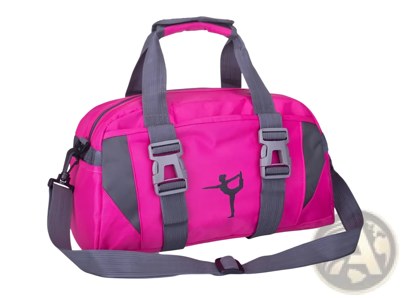 Versatile Athletic Duffel Bag with Buckle Closures